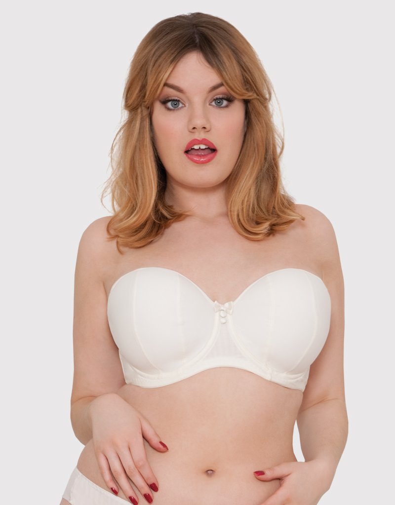 Curvy Kate Women's Luxe Strapless, Ivory, 28HH : : Clothing, Shoes  & Accessories