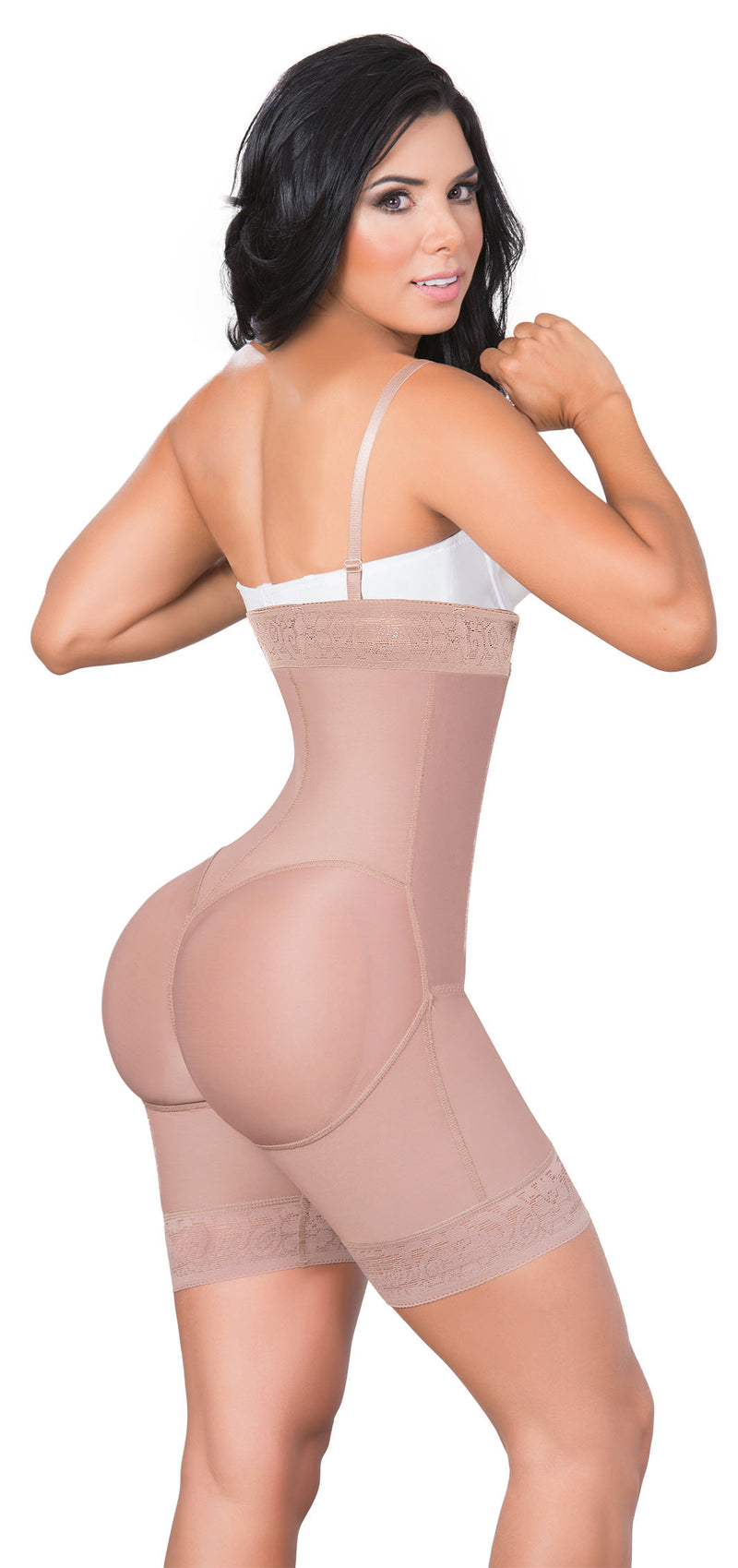 Shorts Bodyshaper Strapless With Lateral Zipper 2035
