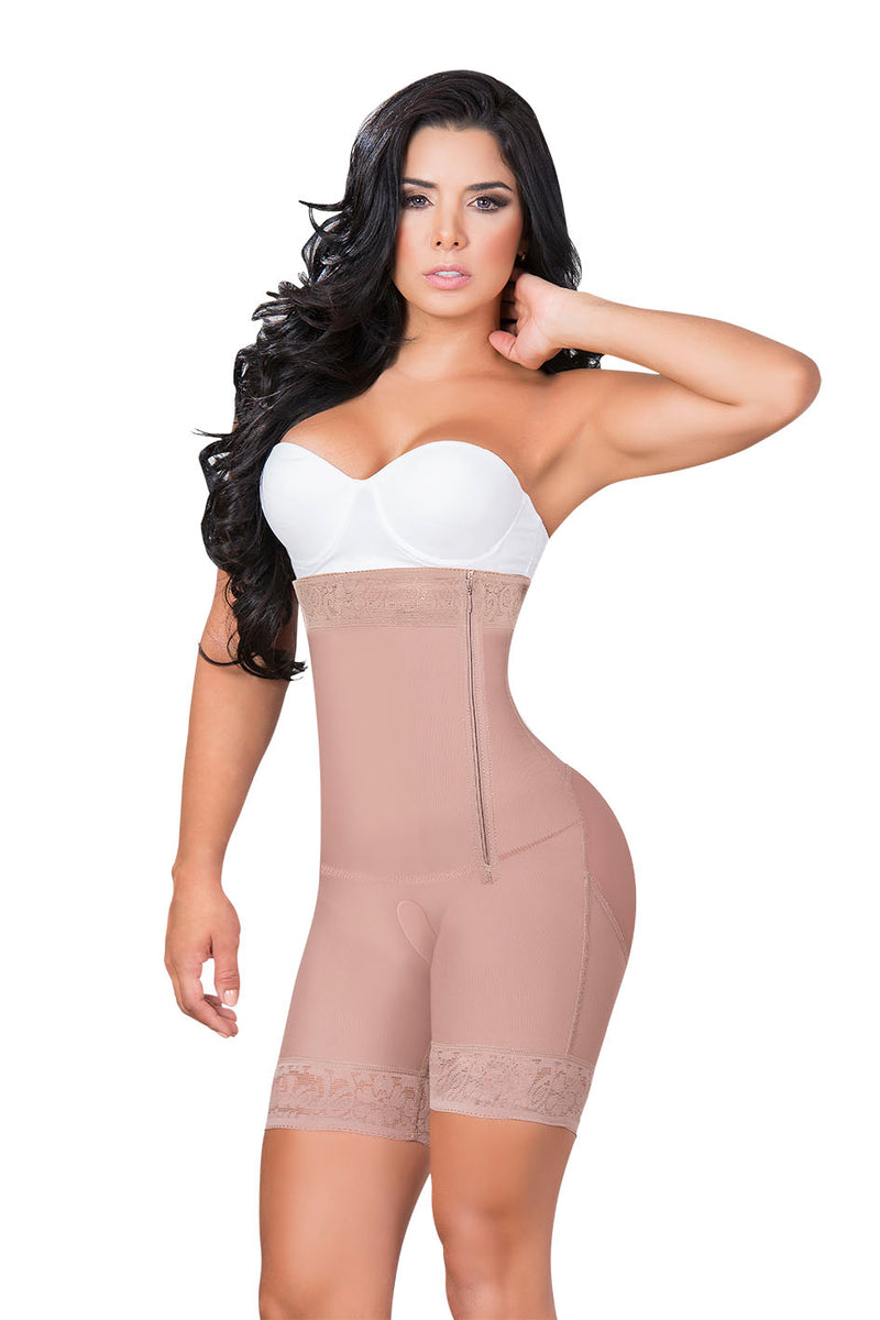 Shorts Bodyshaper Strapless With Lateral Zipper 2035