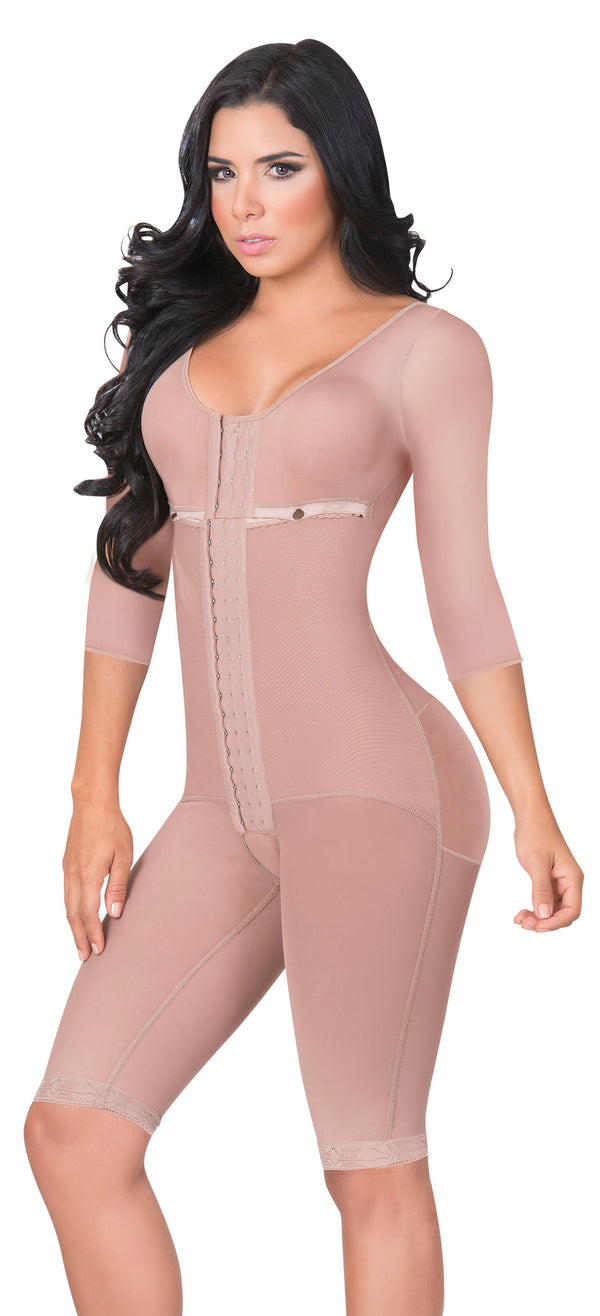 Long Bodyshaper With Brassier And Sleeves 3060