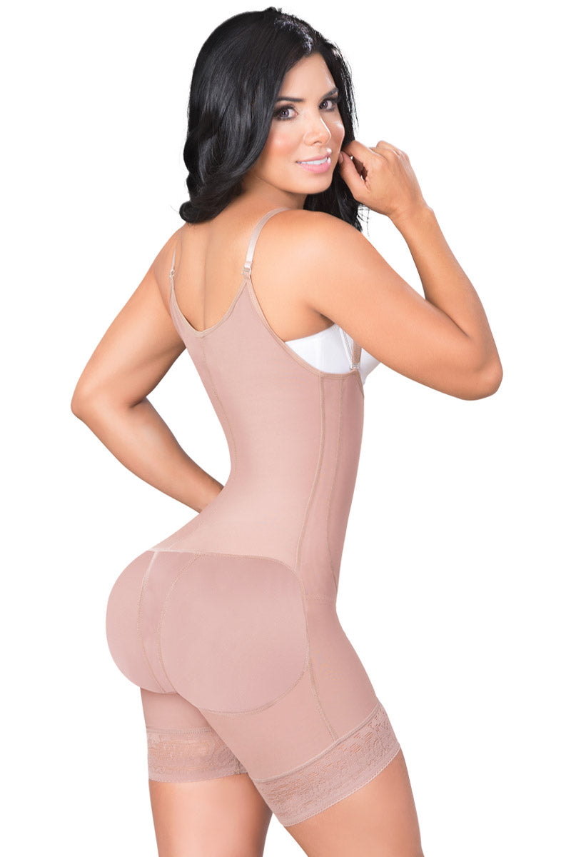 Shorts Bodyshaper Covered Back and Perineal Zipper 2011